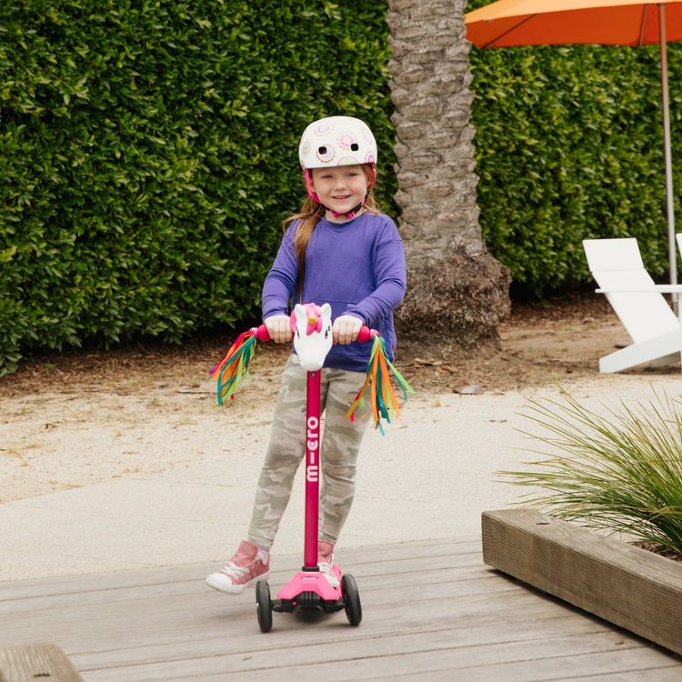 Micro Kickboard Outdoor Micro Maxi LED Scooter - Pink