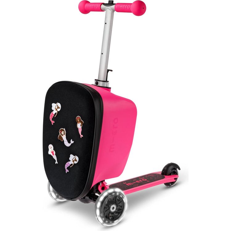 Micro Scooter Luggage Junior LED Patch Play Pink
