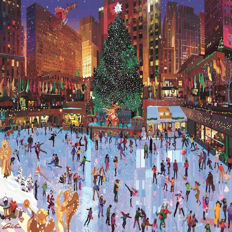 Ravensburger Puzzles Rockefeller Center Joy 1000 Piece Puzzle