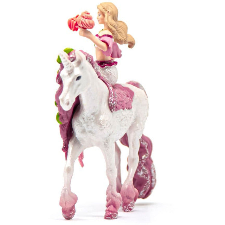 Schleich STEM Mermaid Feya Riding Underwater Unicorn