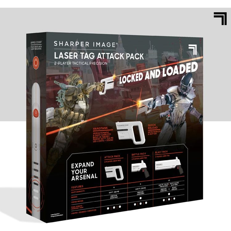 Sharper Image Electronics 2-Player Laser Tag Attack Pack