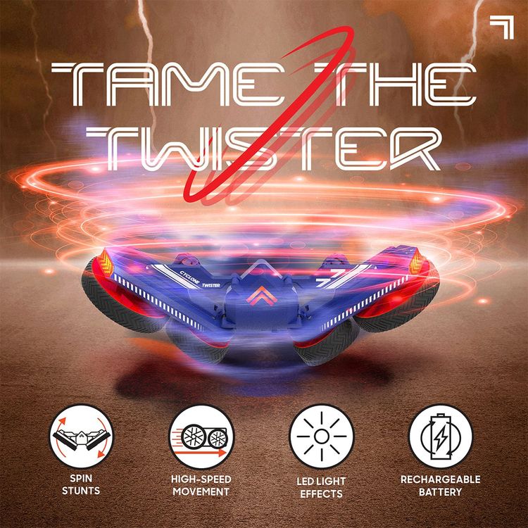 Sharper Image Vehicles Cyclone Twister Remote Control Stunt Car