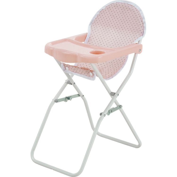 Teamson Kids Dolls Olivia's Little World Polka Dot Princess Baby Doll 3 Piece Nursery Set - Pink