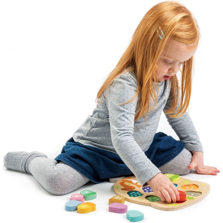 Tender Leaf Toys Preschool Bright Minds Math Collection of Wood Toys