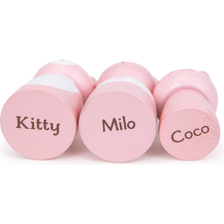 Tender Leaf Toys Preschool Kitty's Milkshake Van