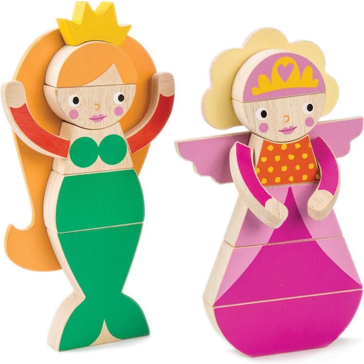 Tender Leaf Toys Preschool Princess Magblocs