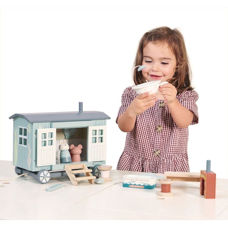 Tender Leaf Toys Preschool Secret Meadow Shepherd's Hut