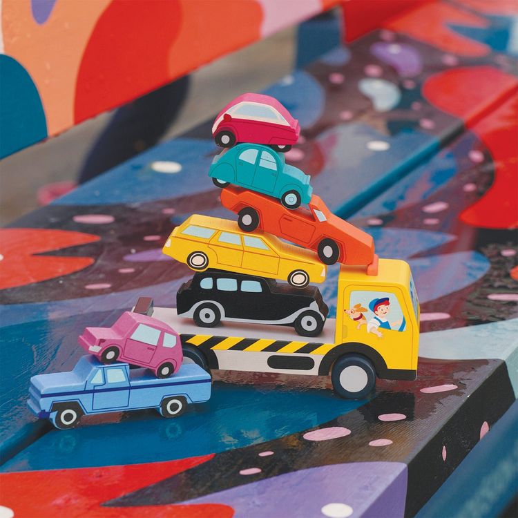 Tender Leaf Toys Preschool Stacking Cars
