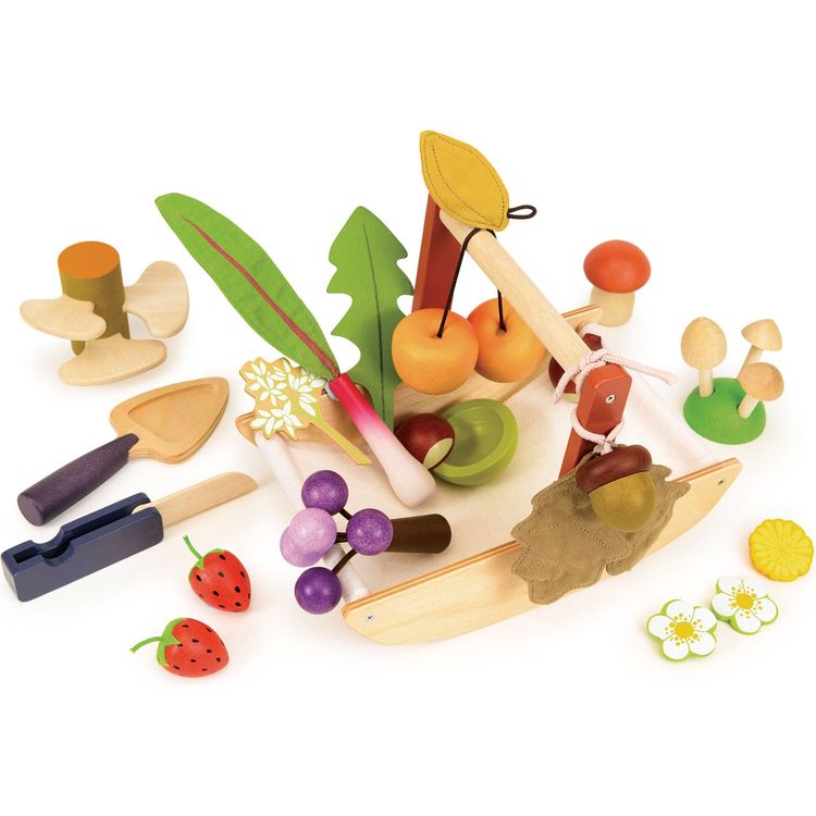 Tender Leaf Toys Preschool Wild Wood Foraging Trug