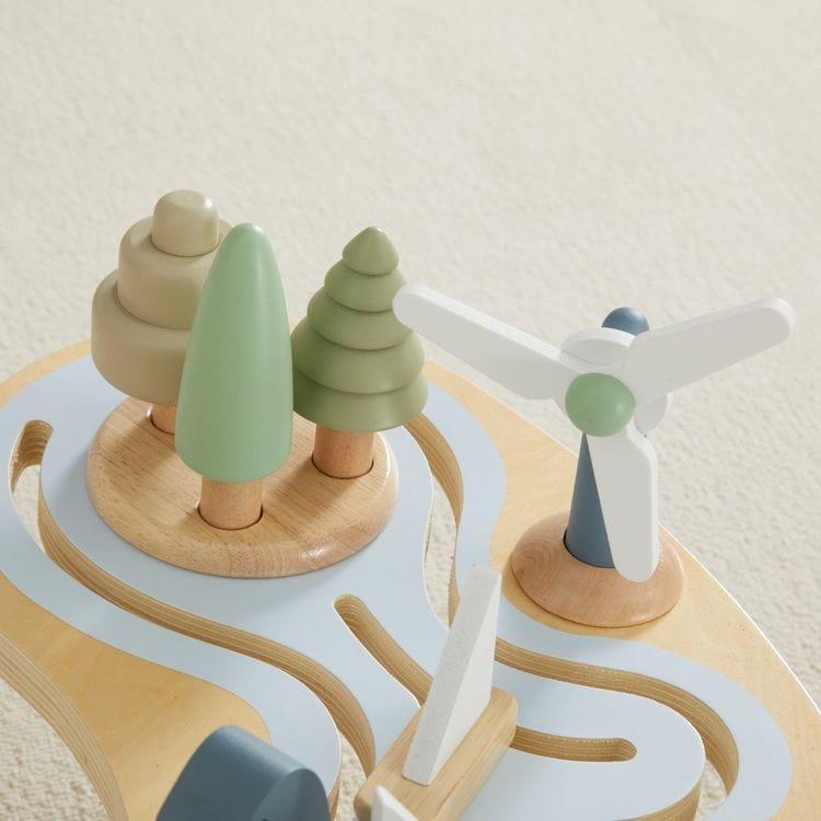 Wonder & Wise Infants Hi-Lo Wood Activity Table