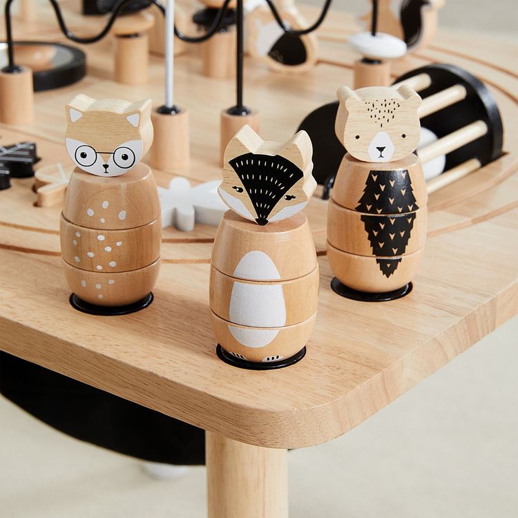 Wonder & Wise Preschool Awesome Wooden Activity Table