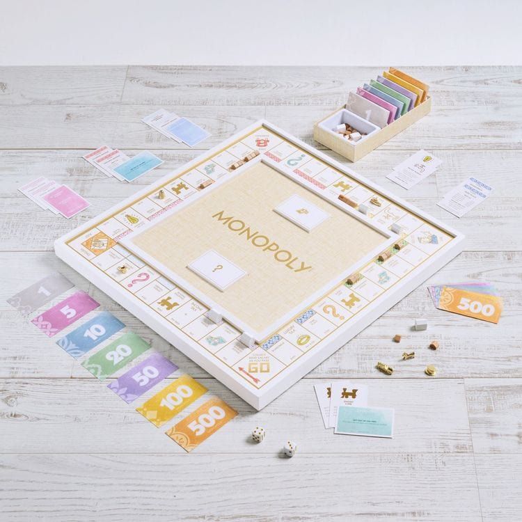 WS Game Company Games Monopoly Bianco Edition
