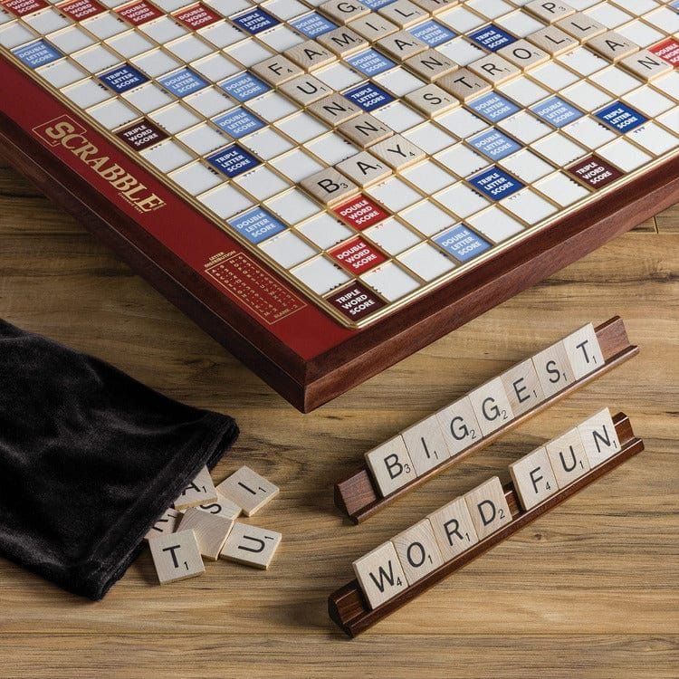 WS Game Company Games Scrabble Giant Deluxe Edition