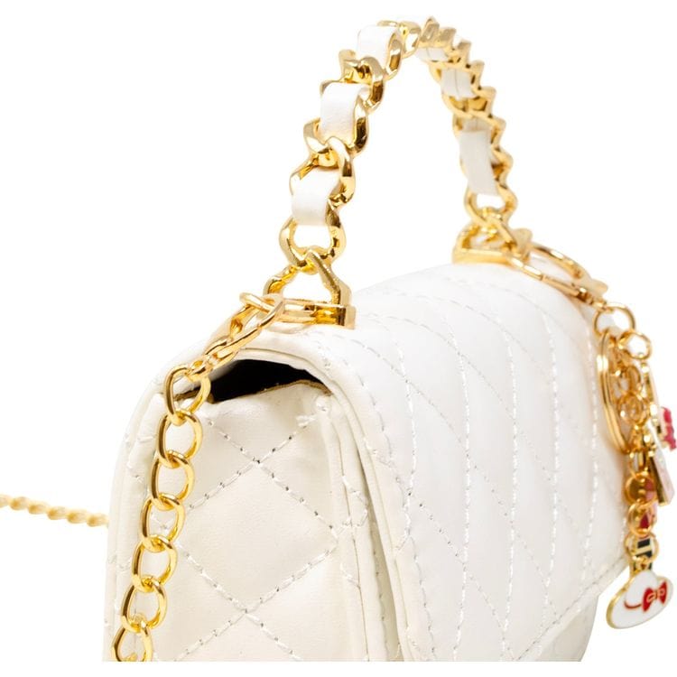 Zomi Gem Trend Accessories Classic Link Chain Handle Handbag - White