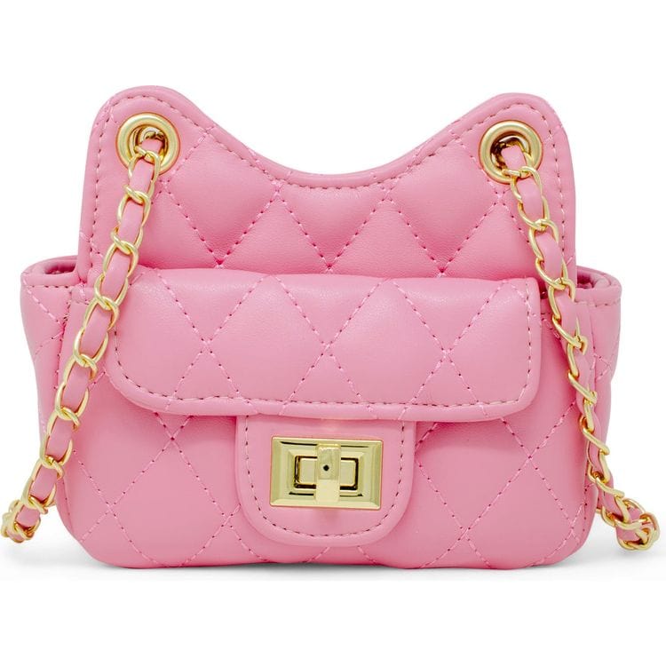 Zomi Gem Trend Accessories Tiny Quilted Treasure Purse - Pink