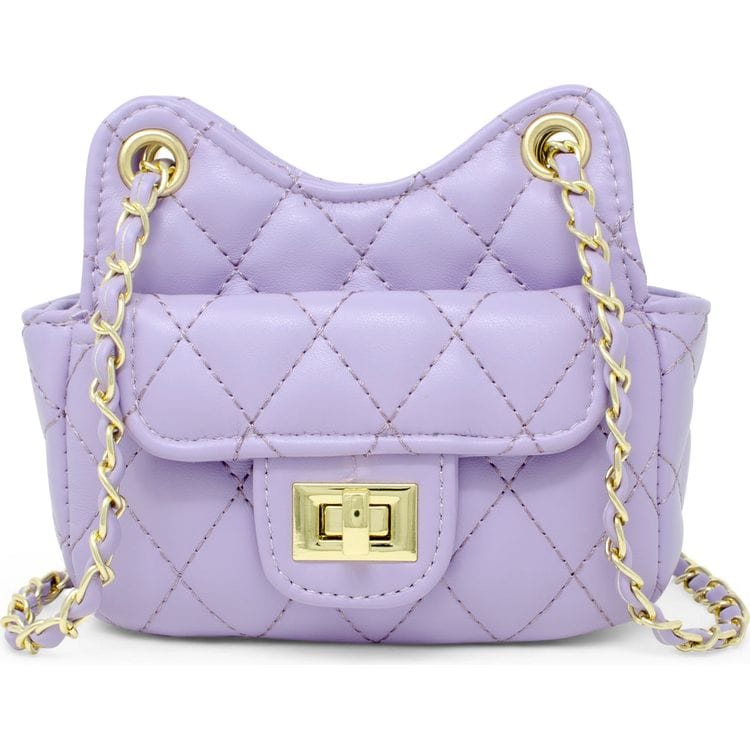 Zomi Gem Trend Accessories Tiny Quilted Treasure Purse - Purple