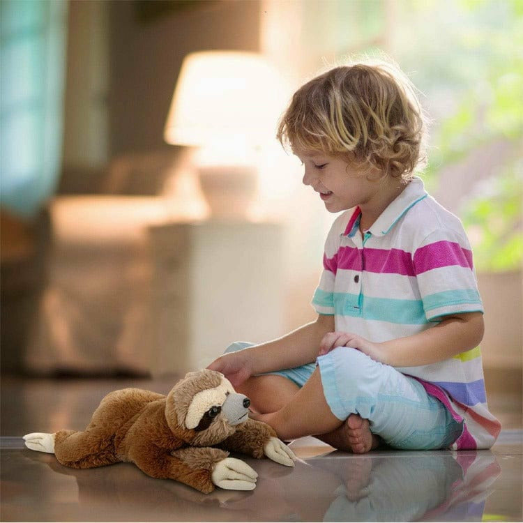 FAO Schwarz - Adopt A Pets 15" Plush Lying Baby Sloth - Plush