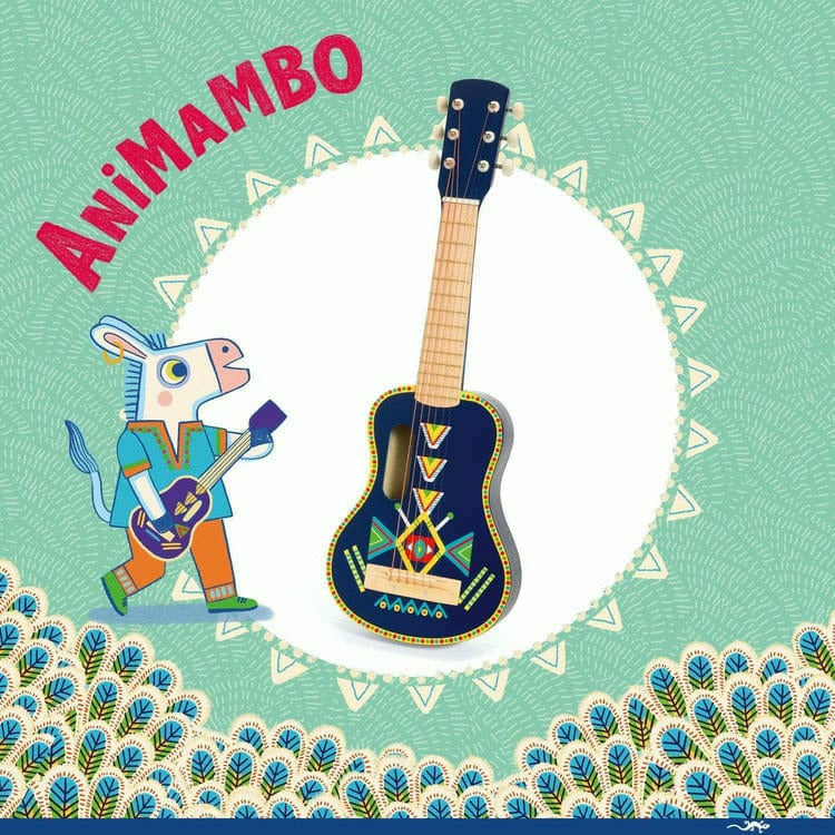 Djeco - Animambo Wooden Guitar - Preschool