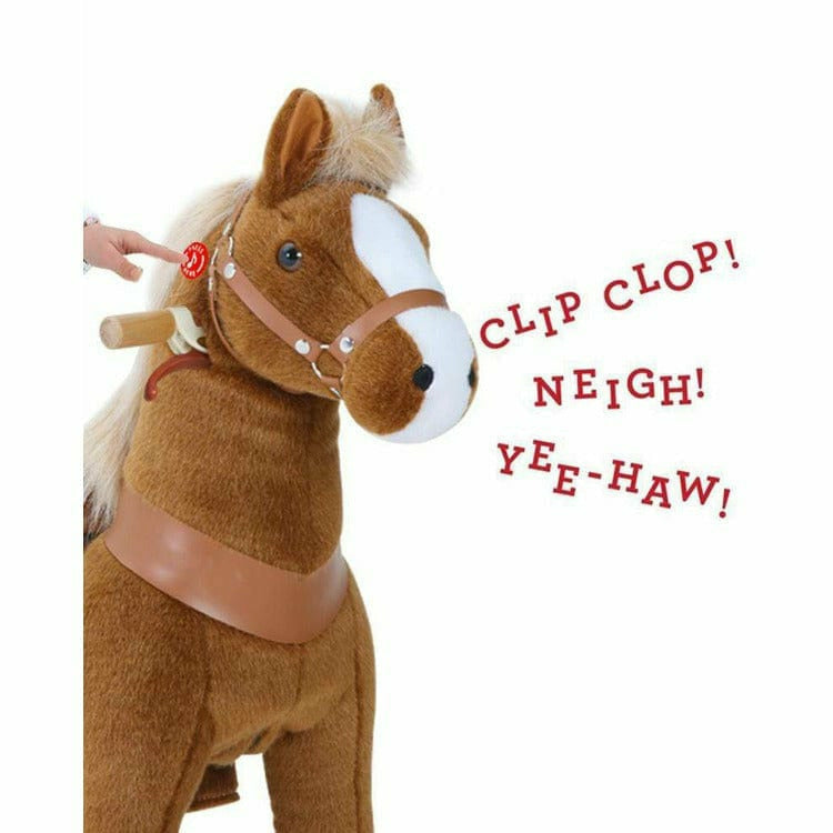 PonyCycle, Inc. - Brown Model U Ride-On Horse - 3-4 Years - Plush