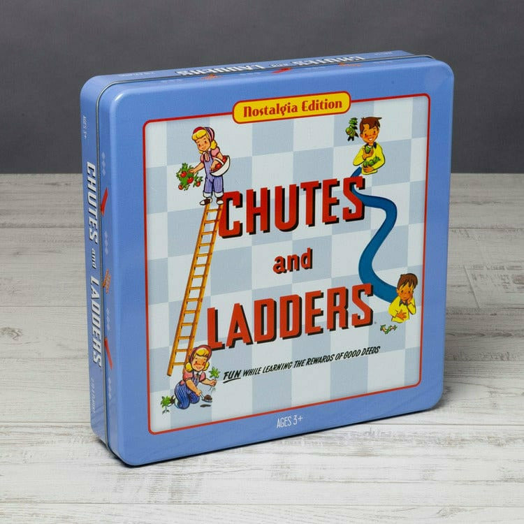 WS Game Company - Chutes & Ladders Nostalgia Tin - Games
