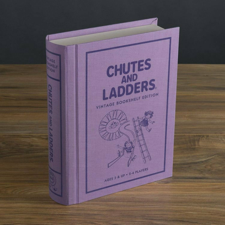 WS Game Company - Chutes & Ladders Vintage Bookshelf Edition - Games