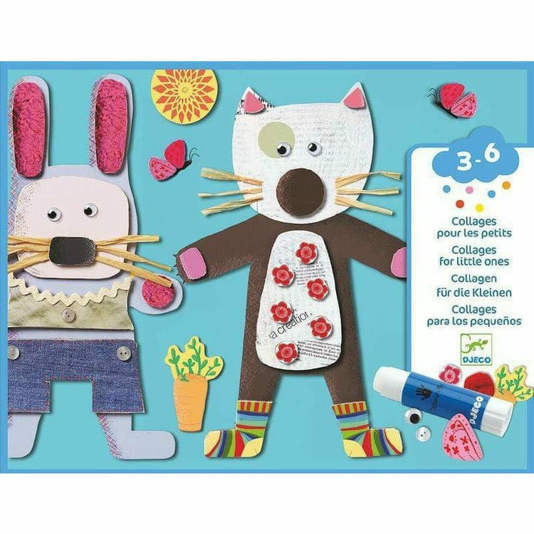 Djeco - Collages for Little Ones Craft Kit - Creativity