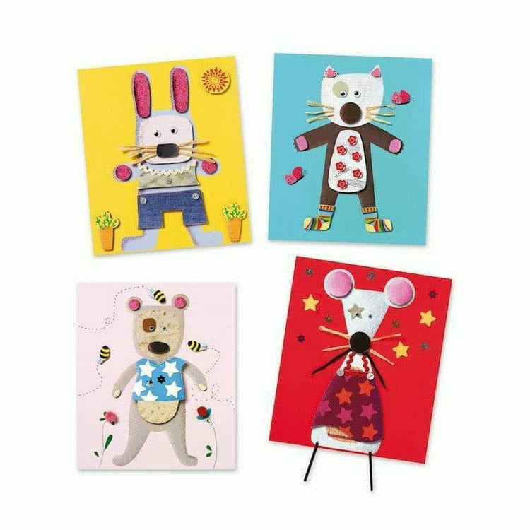 Djeco - Collages for Little Ones Craft Kit - Creativity