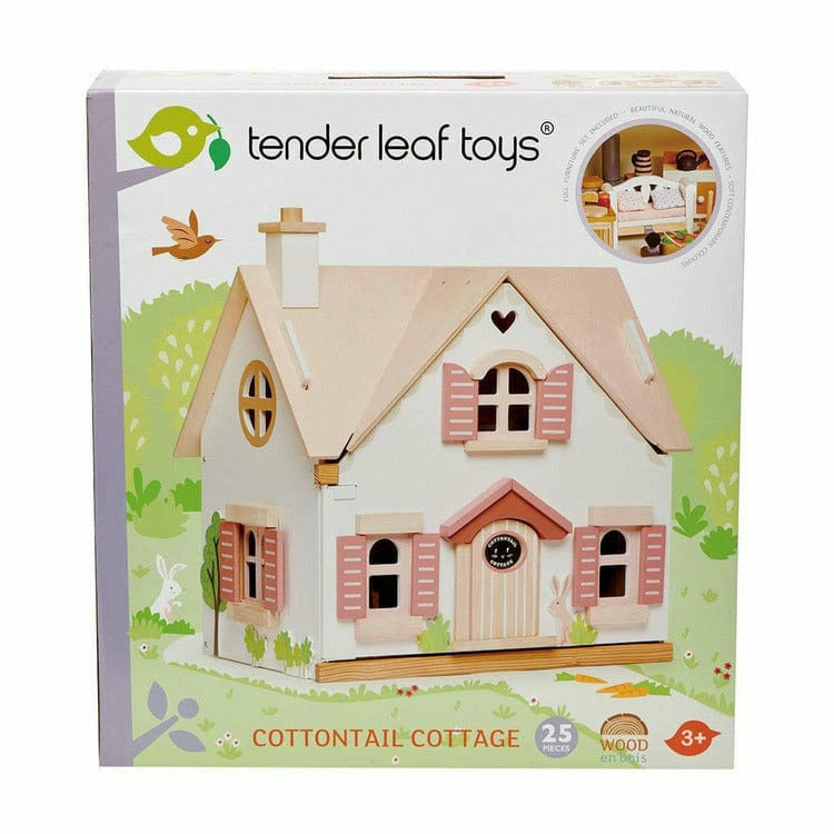 Tender Leaf Toys - Cottontail Cottage Dollhouse - Preschool