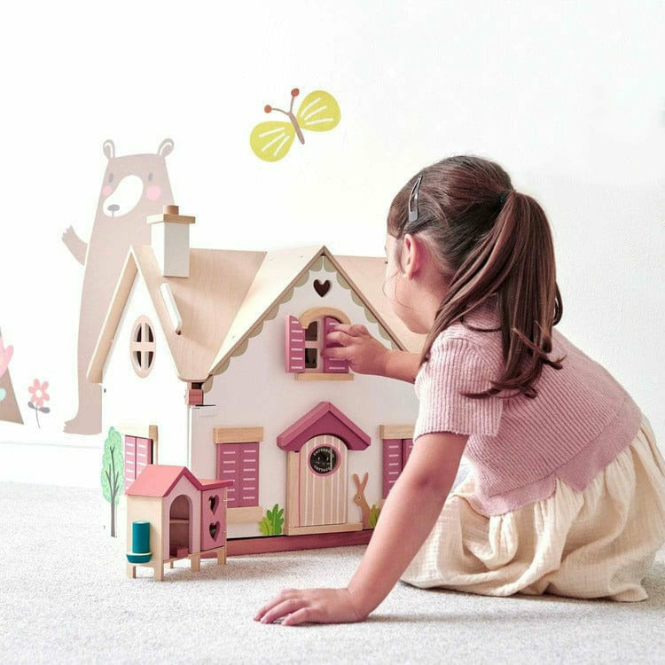 Tender Leaf Toys - Cottontail Cottage Dollhouse - Preschool