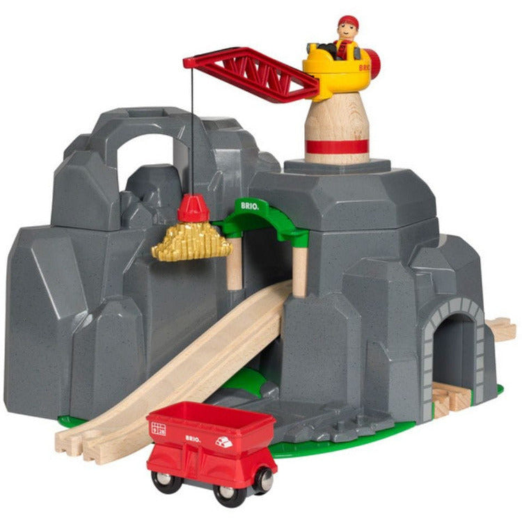 Brio - Crane & Mountain Tunnel - Preschool