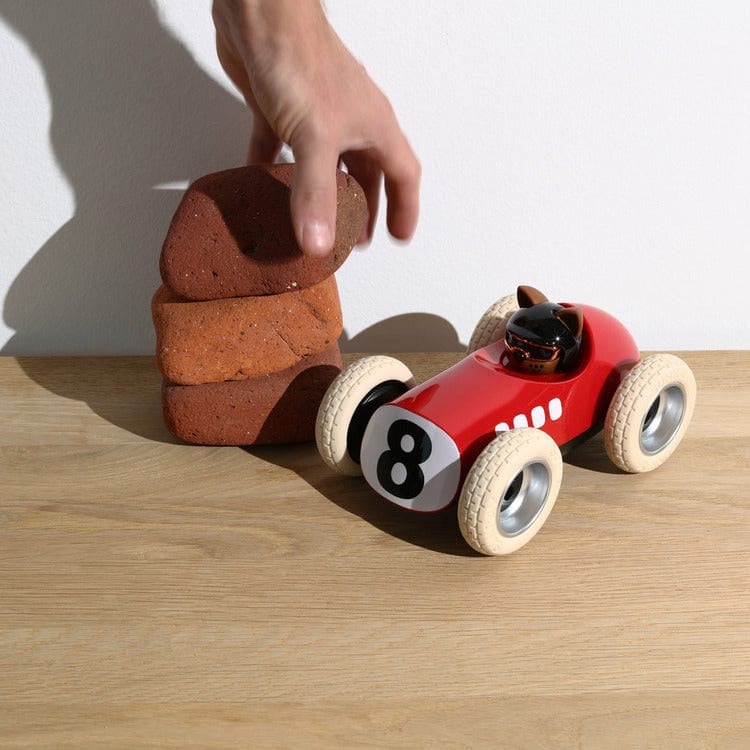 Playforever - Egg Roadster Hardy Car Toy - Red - Vehicles