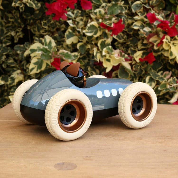Playforever - Egg Roadster Scrambler Car Toy - Grey/Blue - Vehicles