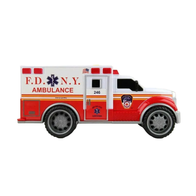 Daron Worldwide Trading, Inc. - FDNY Ambulance Toy with Lights & Sound - Vehicles