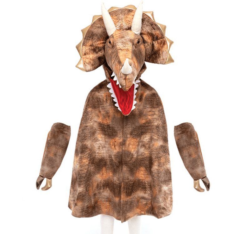 Great Pretenders - Grandasaurus Triceratops Cape with Claws - Size 4-6 Years - Dress up