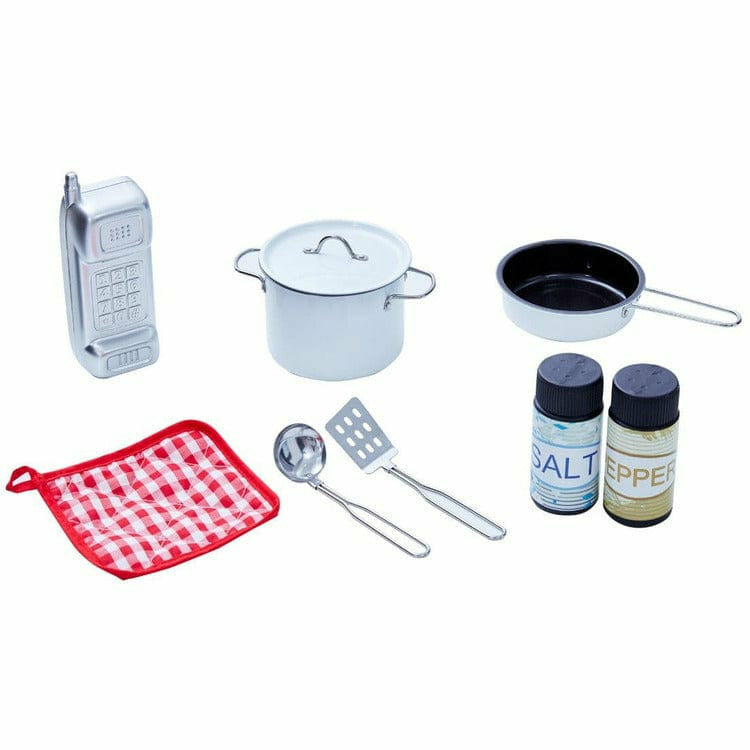Teamson Kids - Little Chef Boston Classic Play Kitchen & Cookware - White - Preschool