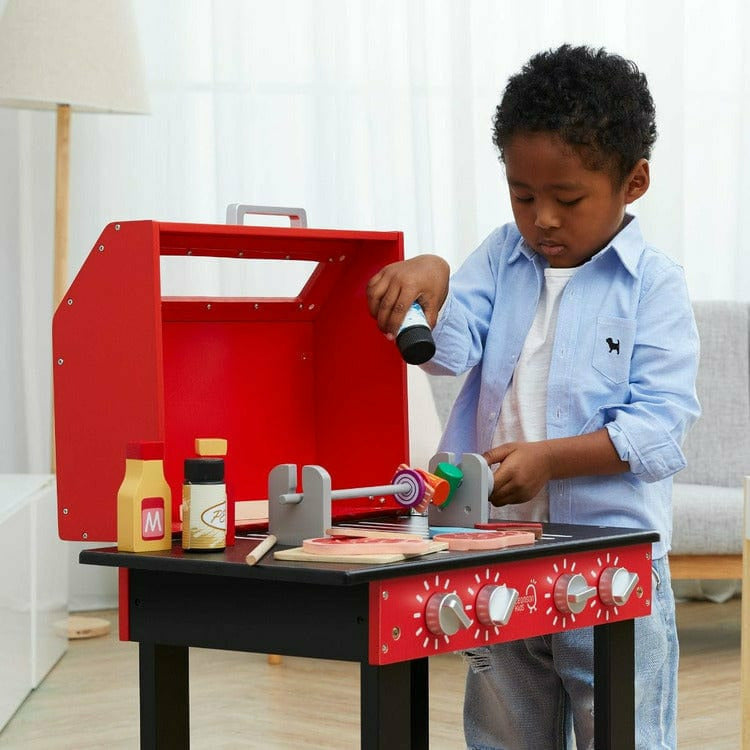 Teamson Kids - Little Helper Backyard BBQ Play Stand - Preschool