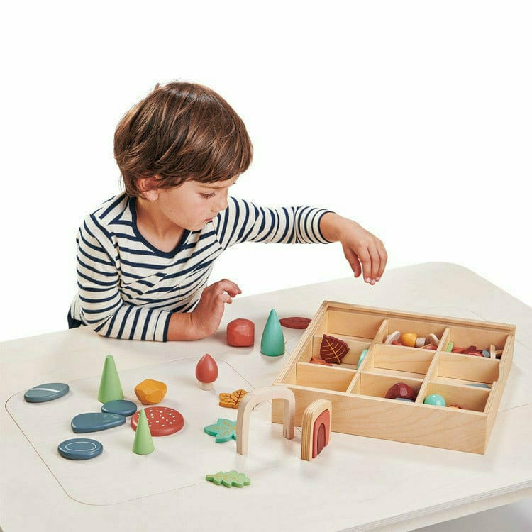 Tender Leaf Toys - My Forest Floor Wooden Activity Box - Preschool