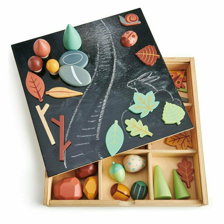 Tender Leaf Toys - My Forest Floor Wooden Activity Box - Preschool