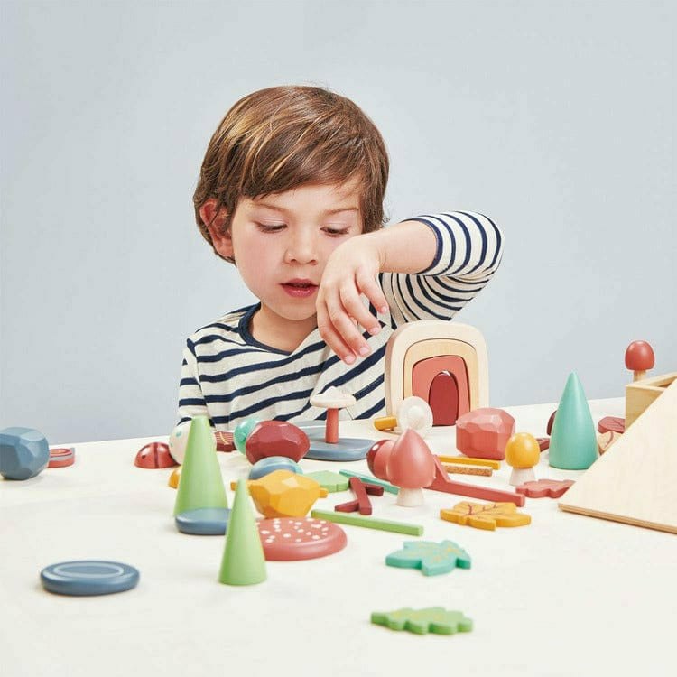 Tender Leaf Toys - My Forest Floor Wooden Activity Box - Preschool