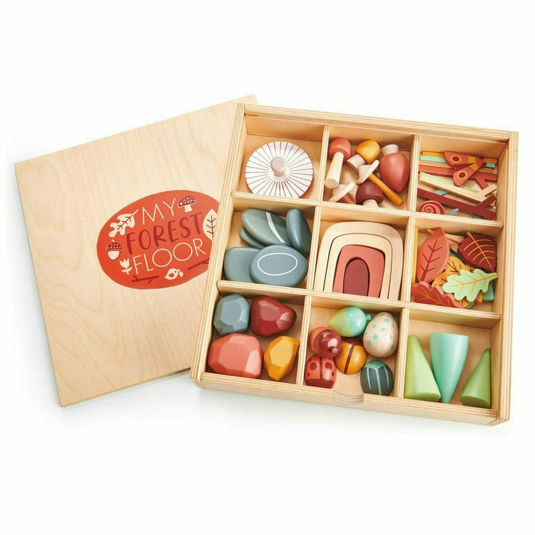 Tender Leaf Toys - My Forest Floor Wooden Activity Box - Preschool