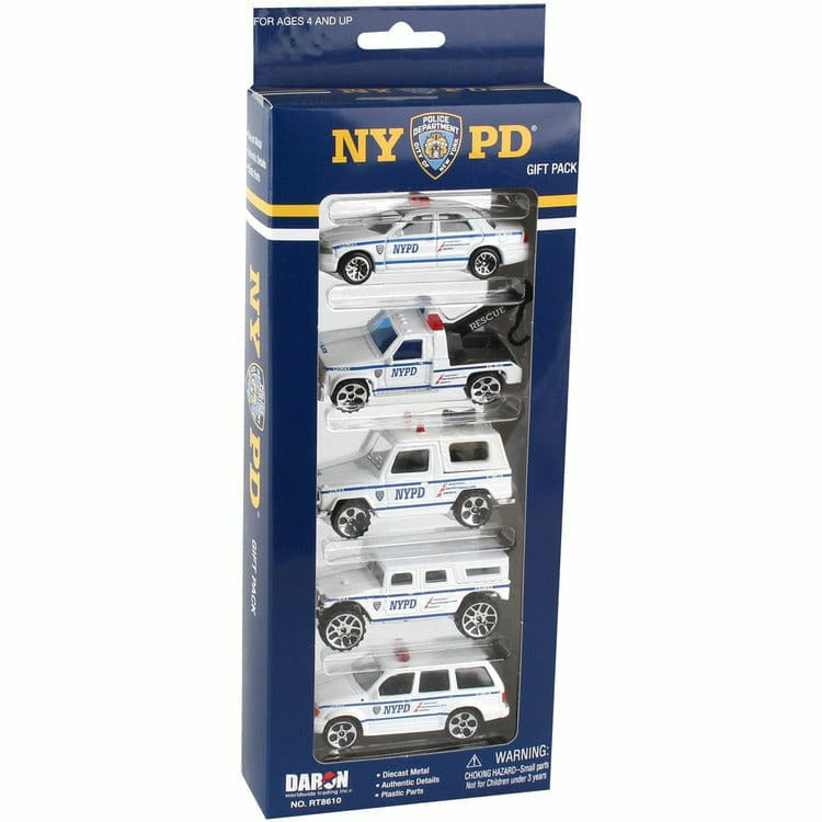 Daron Worldwide Trading, Inc. - NYPD 5-Piece Vehicle Gift Pack - Vehicles