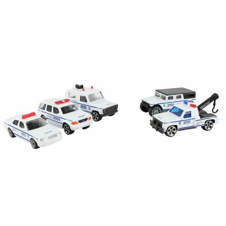 Daron Worldwide Trading, Inc. - NYPD 5-Piece Vehicle Gift Pack - Vehicles