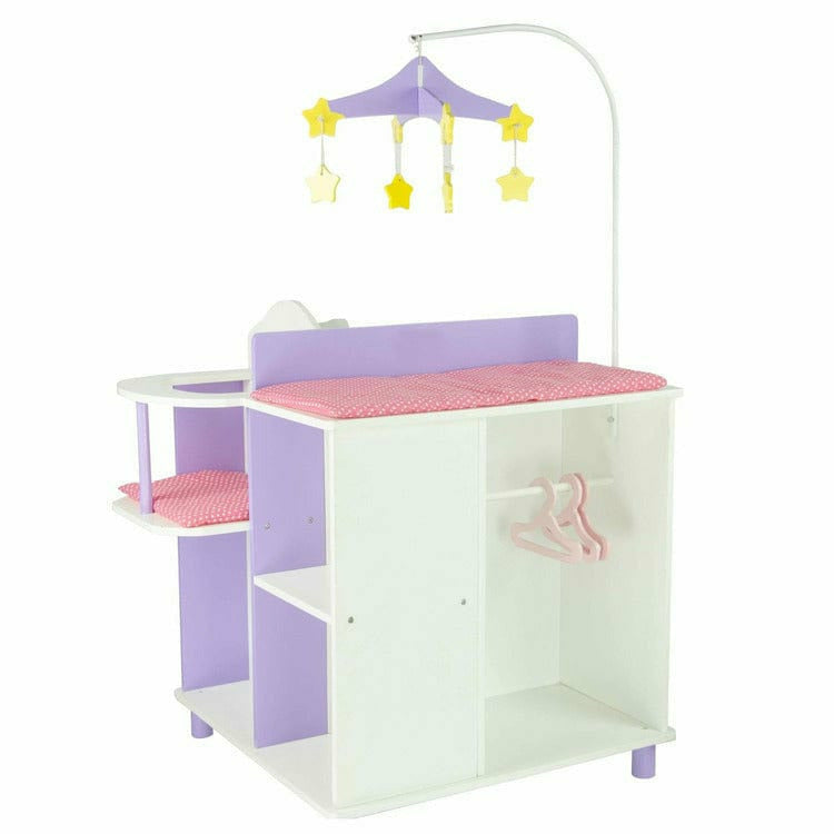 Teamson Kids - Olivia's Little World - Little Princess Baby Doll Changing Station with Storage - Dolls