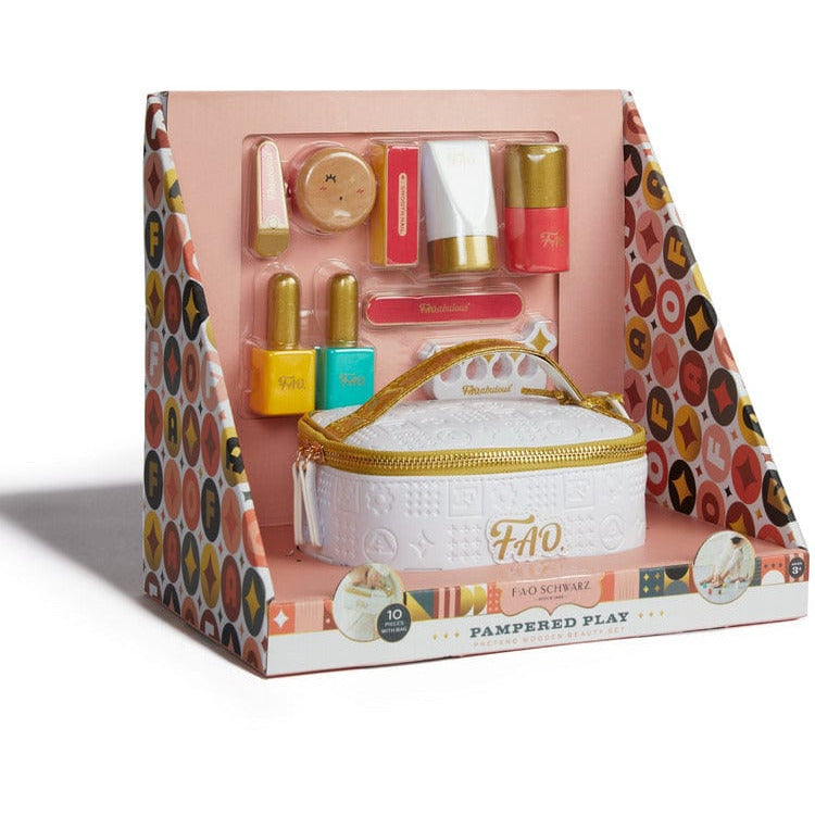 FAO Schwarz - Pampered Play Pretend Wooden Beauty Set - Preschool