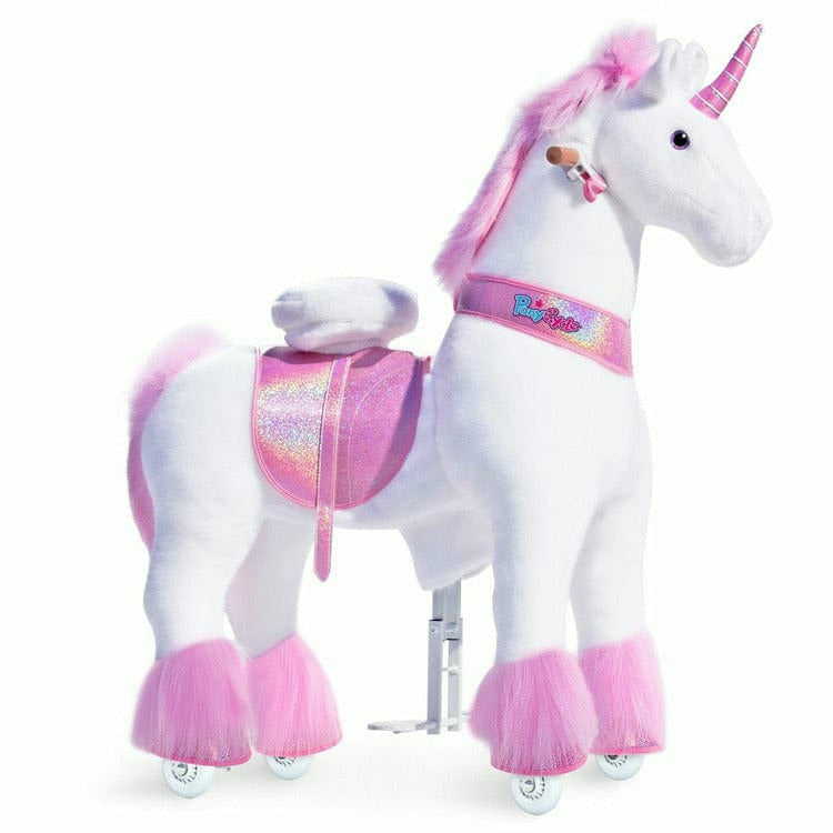 PonyCycle, Inc. - Pink Model U Ride-On Unicorn - 7+ Years - Preschool