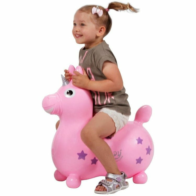 Rody® - Pink Rody Magical Unicorn Inflatable Bouncer Ride-on - Preschool