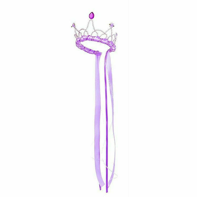 Great Pretenders - Ribbon Tiara, Lilac - Dress up