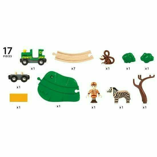 Brio - Safari Railway Set - Preschool