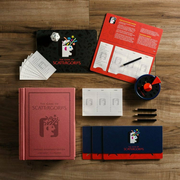 WS Game Company - Scattergories Vintage Bookshelf Edition - Games