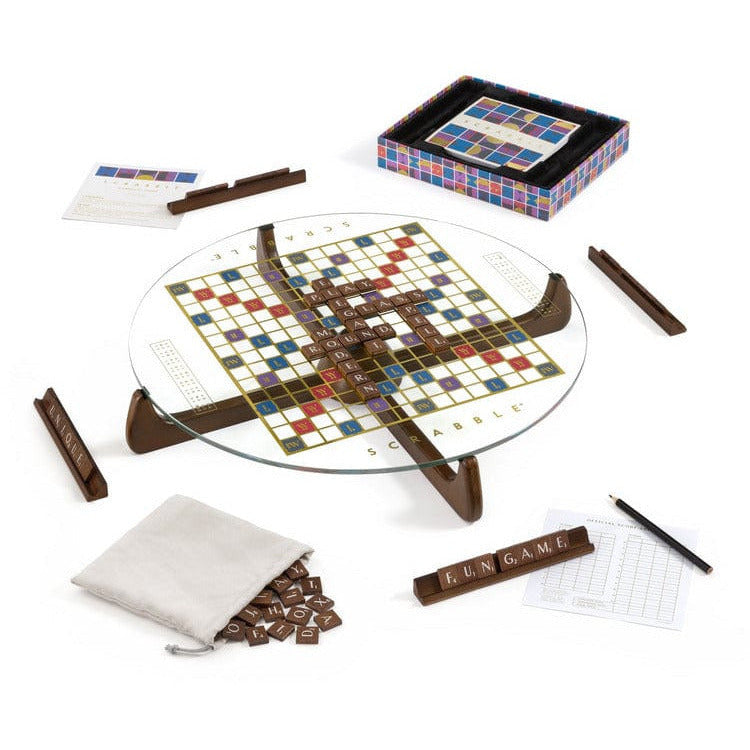 WS Game Company Games Scrabble Prisma Glass Edition